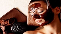 Hranljive maske za lice od crne čokolade