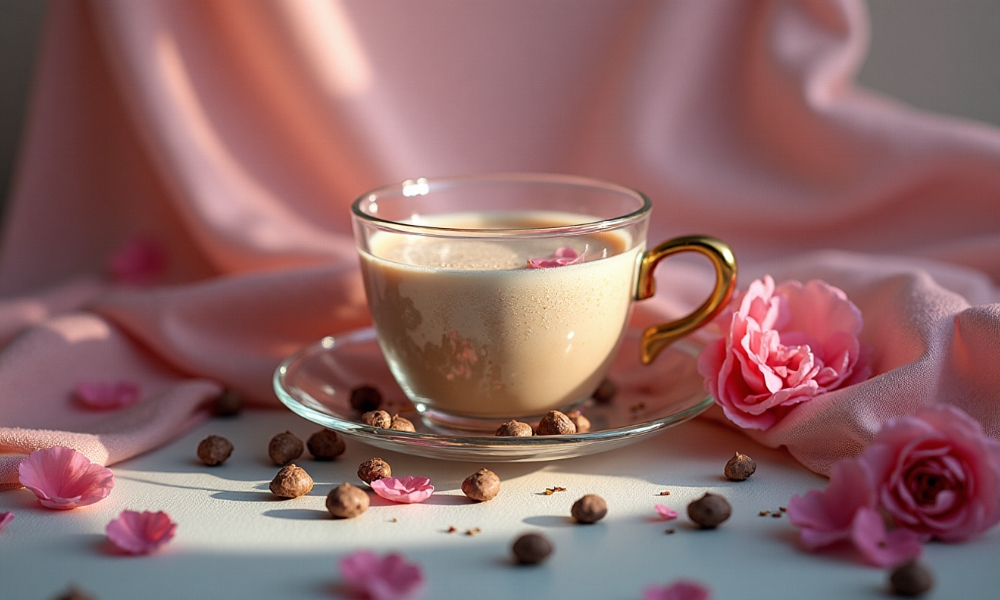 Kafa sa kardamomom i ružinom vodom