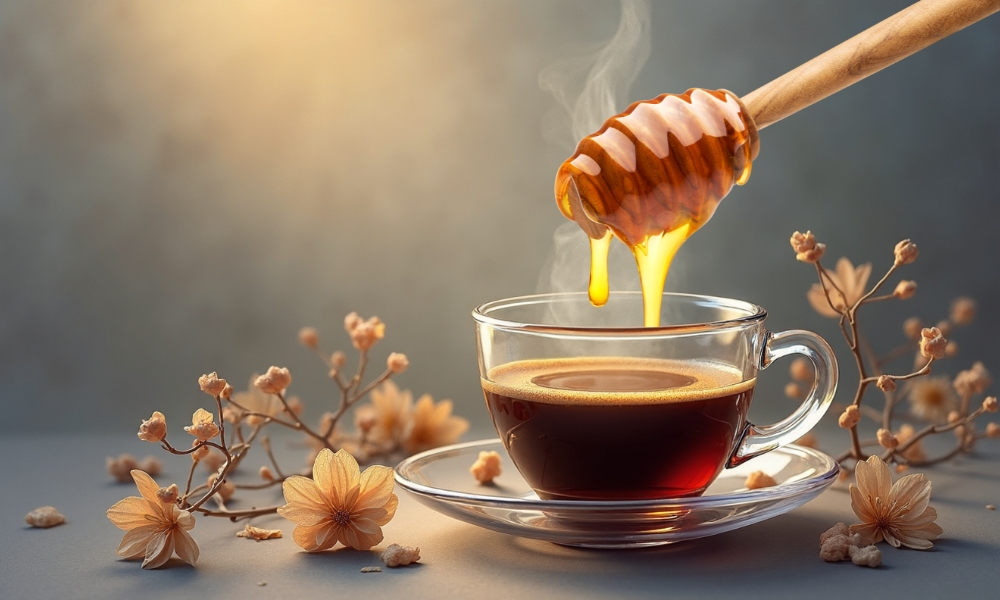 Kafa sa lavandom i medom