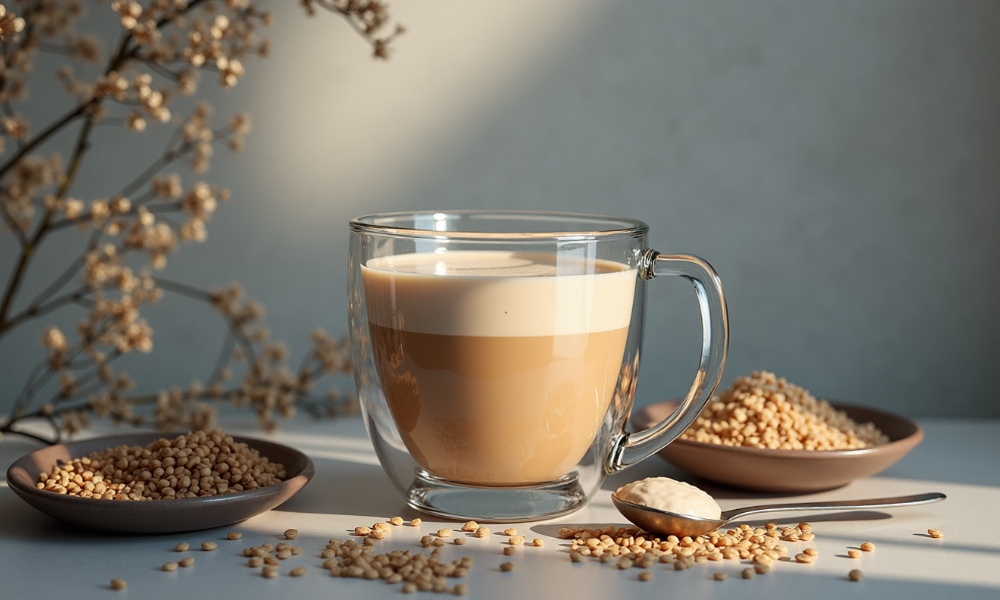Kafa sa susamovim mlekom i tahinijem